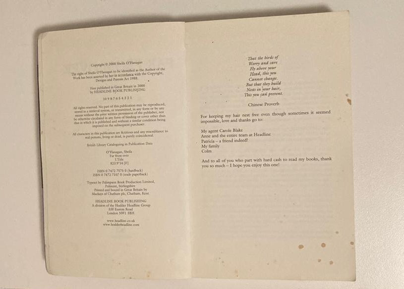 Far from over - Sheila O'Flanagan