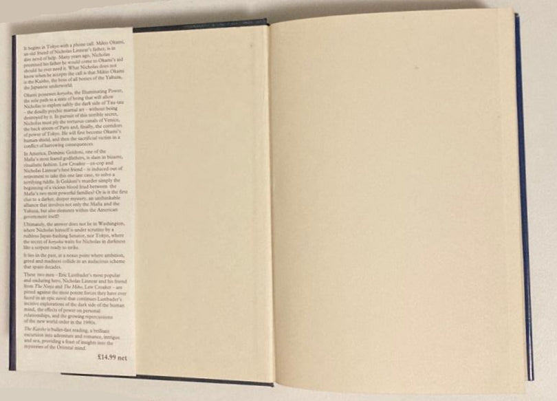 The kaisho - Eric Lustbader (Nicholas Linnear #4; First UK edition)