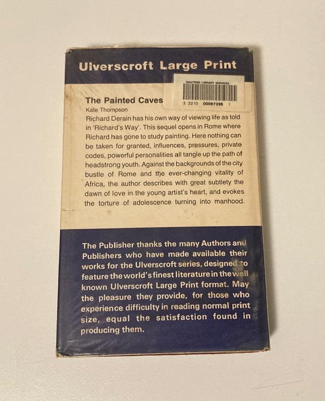 The painted caves - Kate Thompson (Large print; The Derain Family Saga #5)