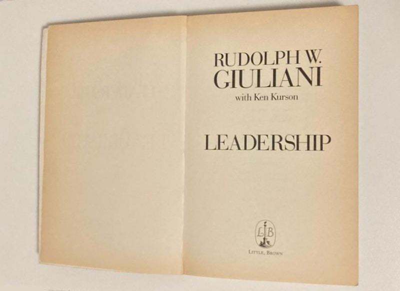 Leadership - Rudolph W. Giuliani