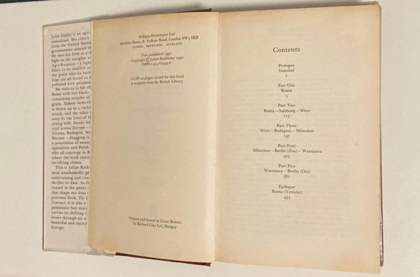 The Pandora option - Julian Rathbone (First edition)