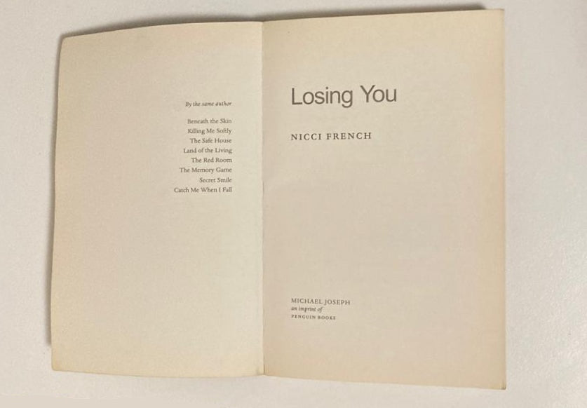 Losing you - Nicci French
