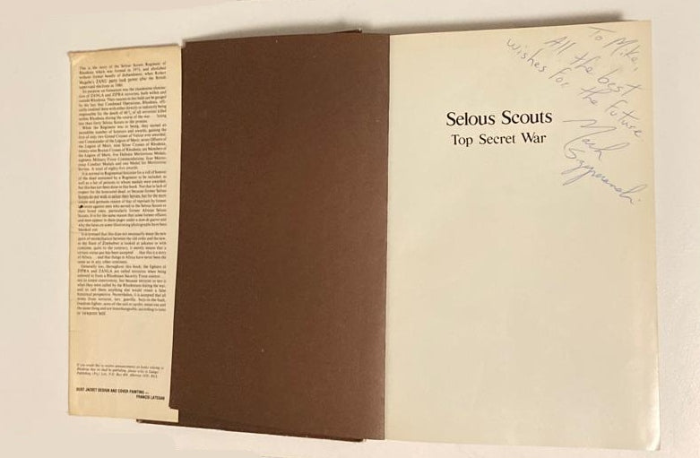 Selous scouts: Top secret war - Lt. Dol. Ron Reid Daly as told to Peter Stiff