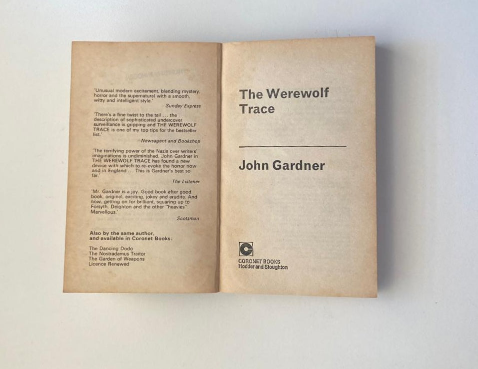 The werewolf trace - John Gardner