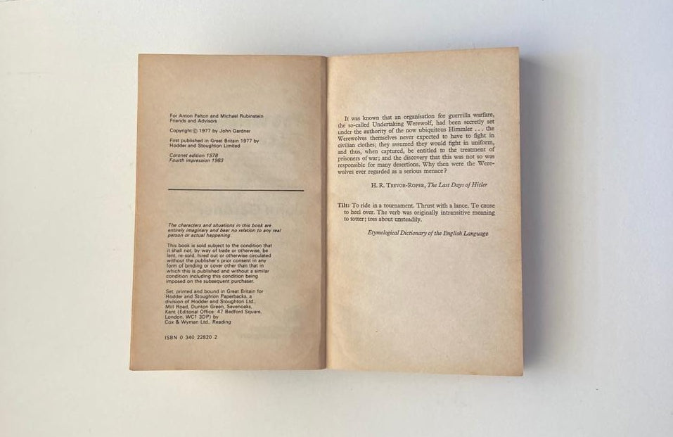 The werewolf trace - John Gardner