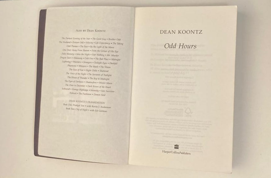 Odd hours - Dean Koontz (Odd Thomas #4)