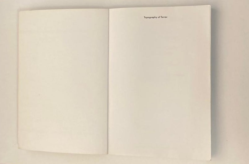 Topography of terror: Gestapo, SS and Reichssicherheitshauptamt on the Prinz-Albrecht-Terrain: A documentation - Reinhard Rürup
