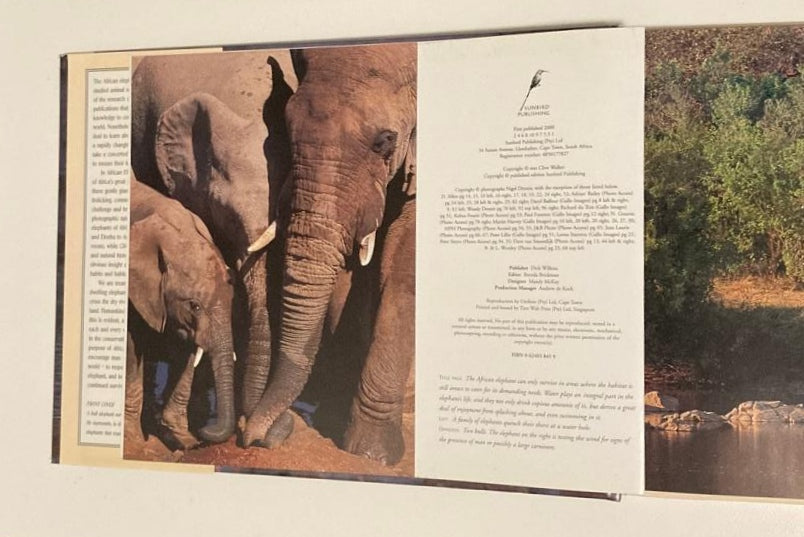 African elephants: A photographic celebration - Nigel Dennis (Photographer) and Clive Walker (Text)