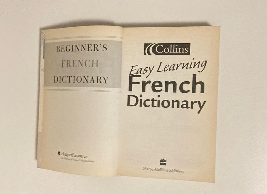 Easy learning French dictionary - Collins