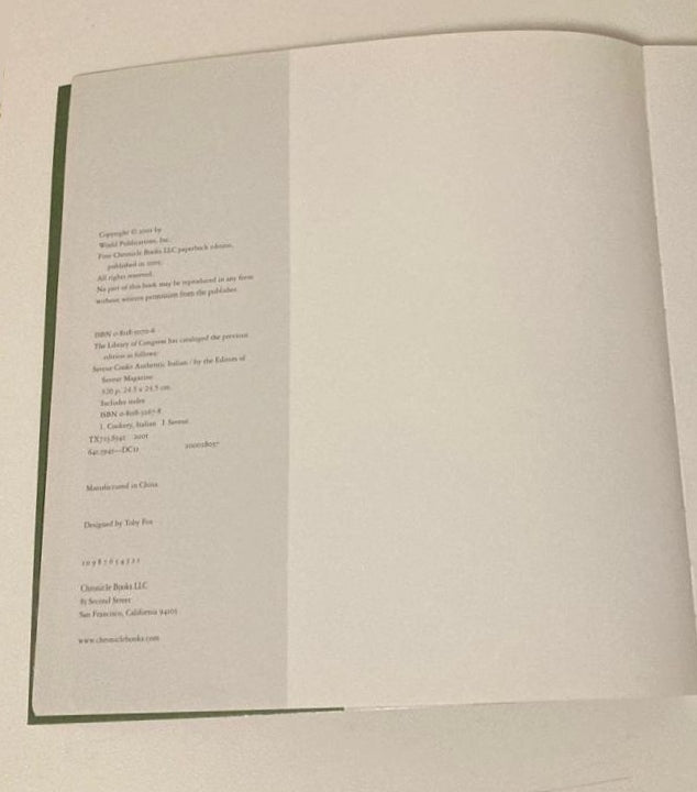 Saveur cooks authentic Italian: Savoring the recipes and traditions of the world's favorite cuisine