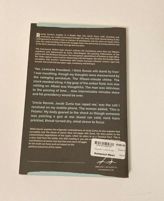 A simple man - Ronnie Kasrils