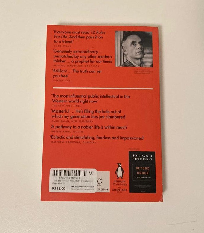 12 rules for life: An antidote to chaos - Jordan P. Peterson