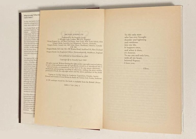 Star - Danielle Steel (First UK edition)