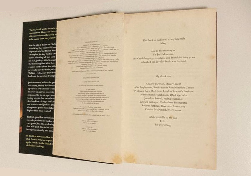 Under orders - Dick Francis (Sid Halley #4 - First UK edition)