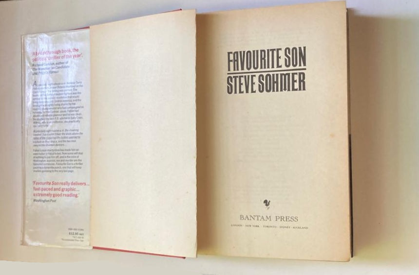 Favourite son - Steve Sohmer (First UK edition)