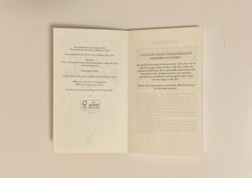 Cain's jawbone - Torquemada (Edward Powys Mathers)