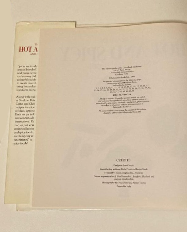 The book of hot and spicy and Indian foods - Linda Fraser and Louise Steele