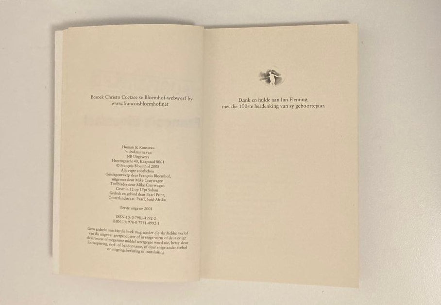 Rooi luiperd - Francois Bloemhof (First edition)