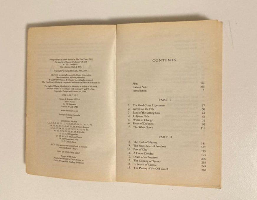 The state of Africa: A history of fifty years of independence - Martin Meredith