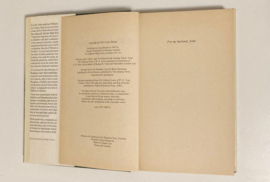 A wrong to sweeten - Joy Martin (First edition)