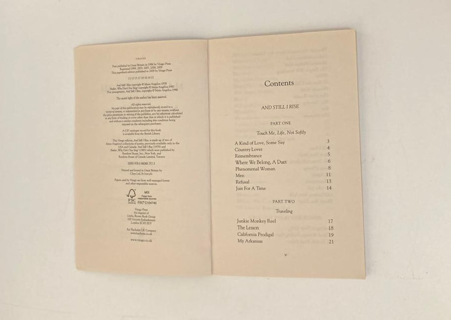 And still I rise - Maya Angelou