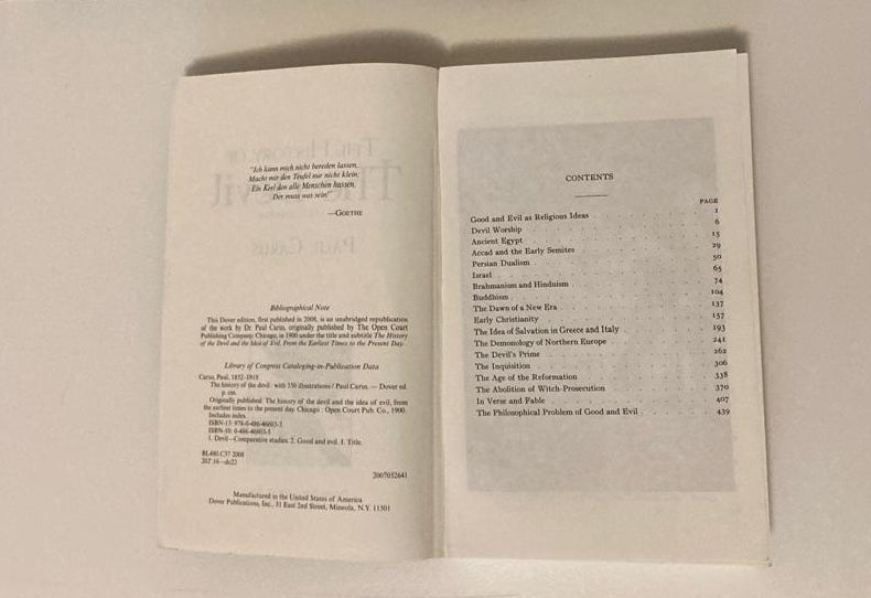 The history of the devil - Paul Carus