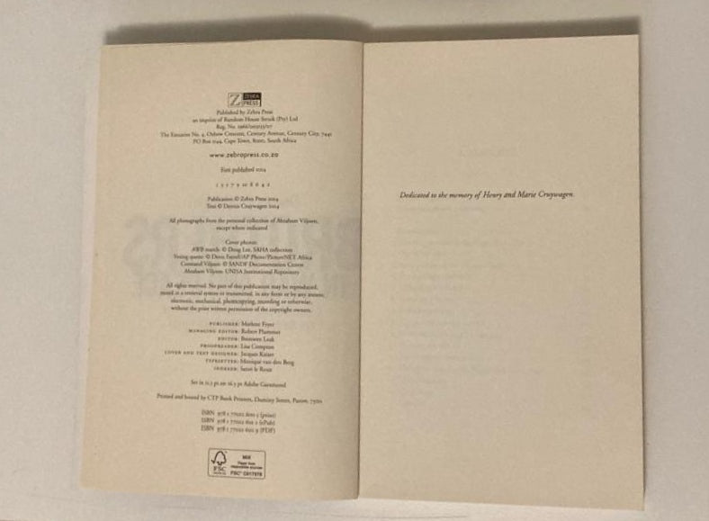 Brothers in war and peace: Constand and Abraham Viljoen and the birth of the new South Africa - Dennis Cruywagen (First edition)