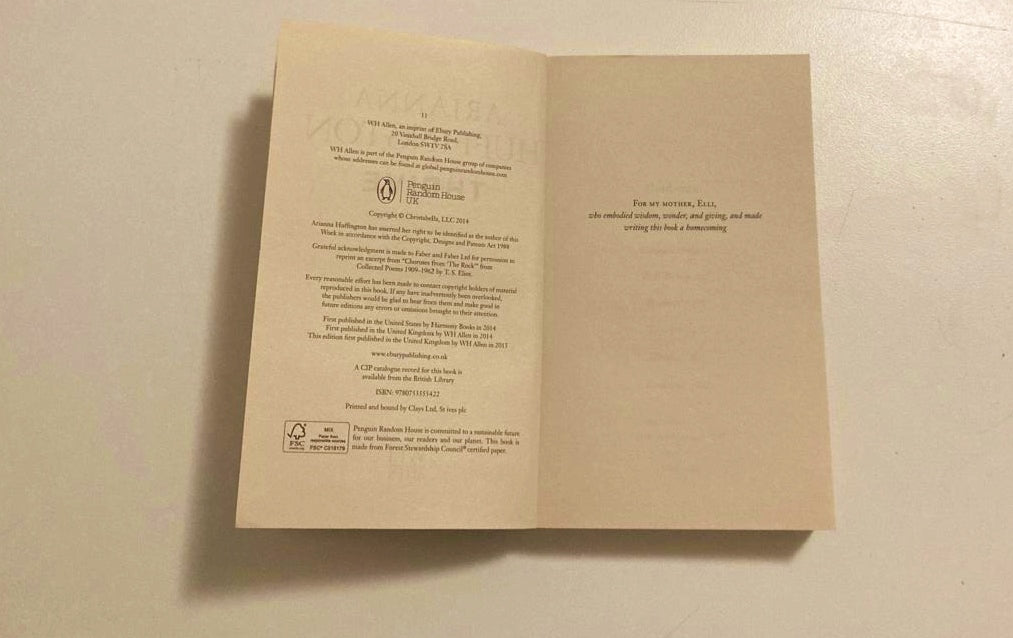 Thrive - Arianna Huffington