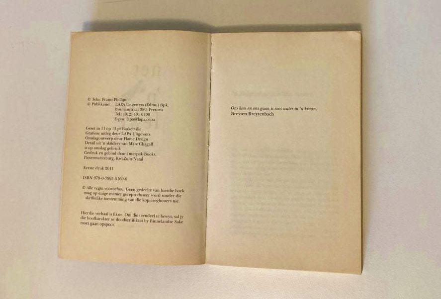 Net ’n lewe - Fransi Phillips (First edition; signed)