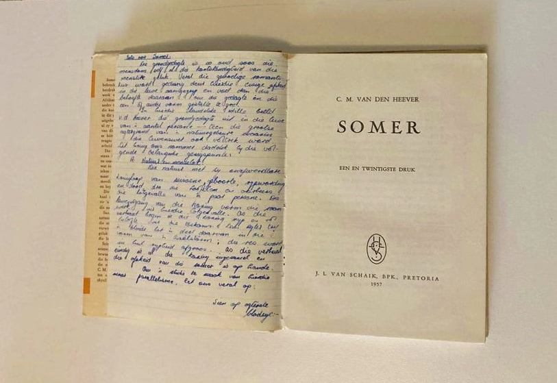 Somer - C.M. van den Heever