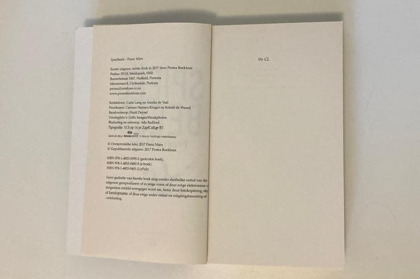 Spieëlbeeld - Franz Marx (First edition)