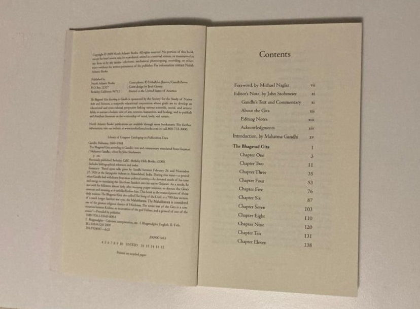 The Bhagavad Gita according to Ghandi - Mahatma Ghandi