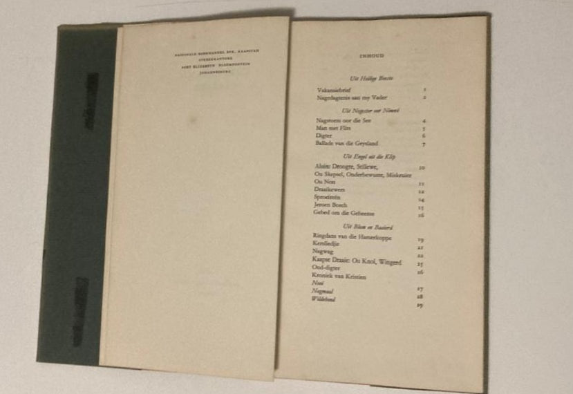 Kort reis na Carrara - D.J. Opperman (Rare)