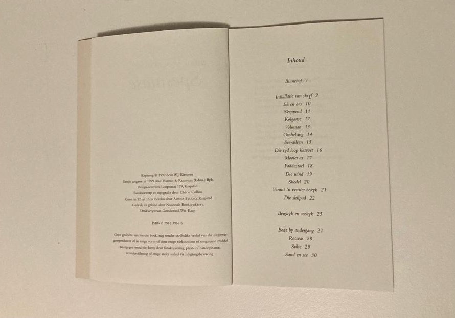 Spesmase - Wilma Stockenström (First edition)