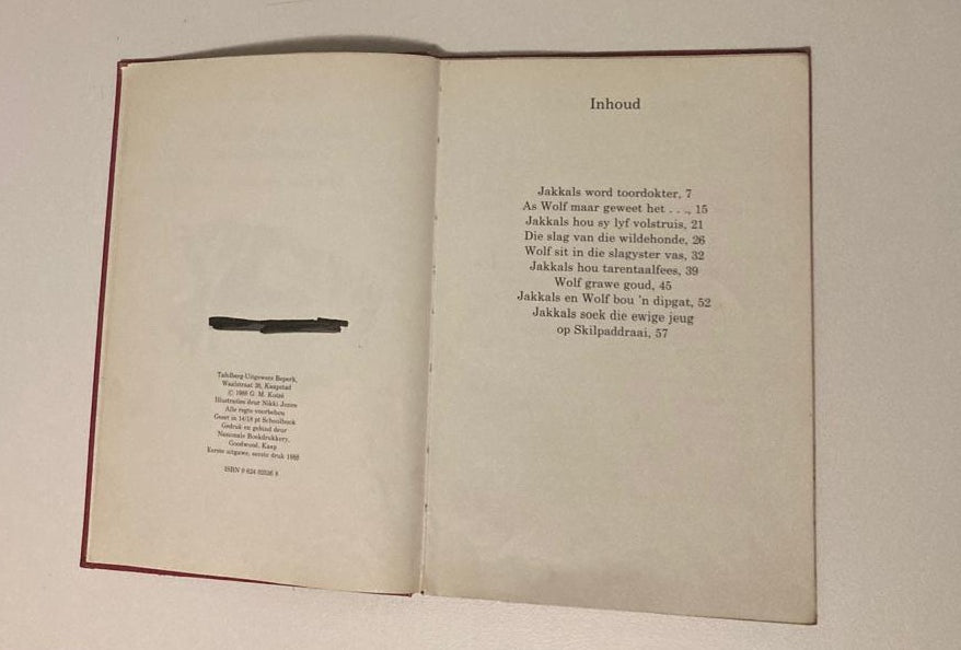 Jakkals en Wolf in Namakwaland - Glaudien Kotzé (First edition)