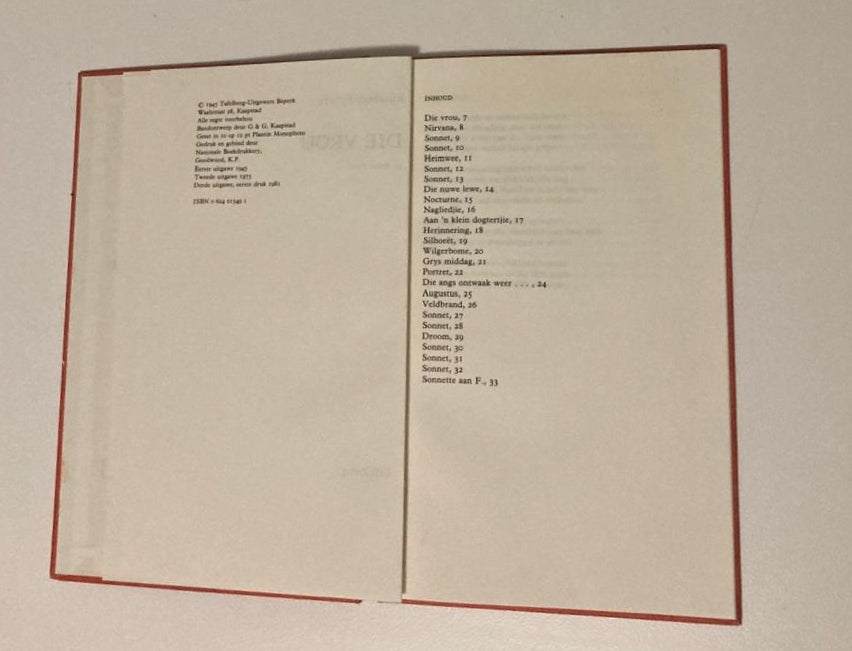 Die vrou en ander verse - Elisabeth Eybers