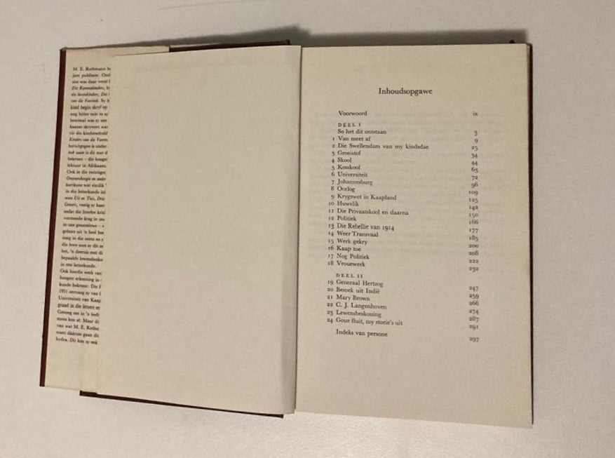 My beskeie deel: ’n Outobiografiese vertelling - M.E.R. (First edition)