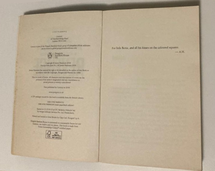 Revenge - James Patterson & Andrew Holmes (David Shelley #1; First edition)
