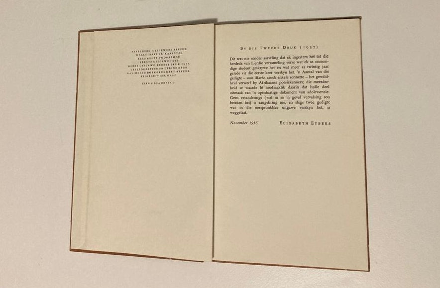 Belydenis in die skemering - Elisabeth Eybers