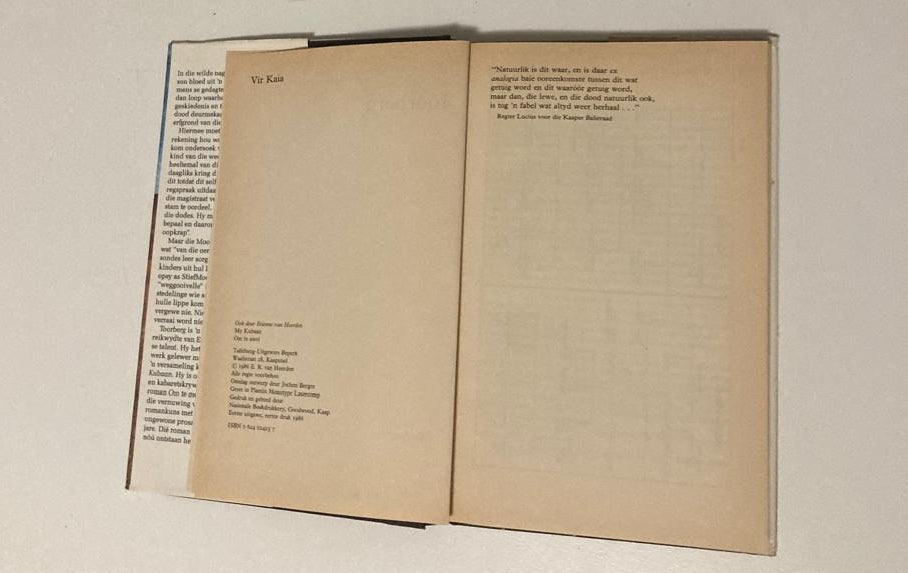 Toorberg - Etienne van Heerden (First edition)