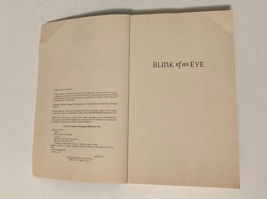 Blink of an eye - Ted Dekker