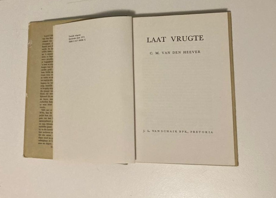 Laat vrugte - C.M. van den Heever