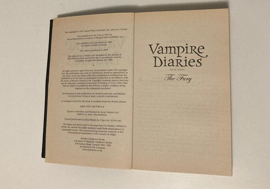 The fury & The reunion - L.J. Smith (The Vampire Diaries #3-4)