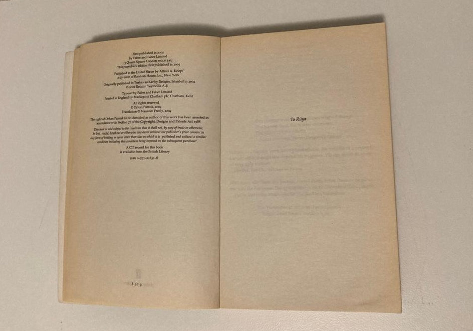 Snow - Orhan Pamuk