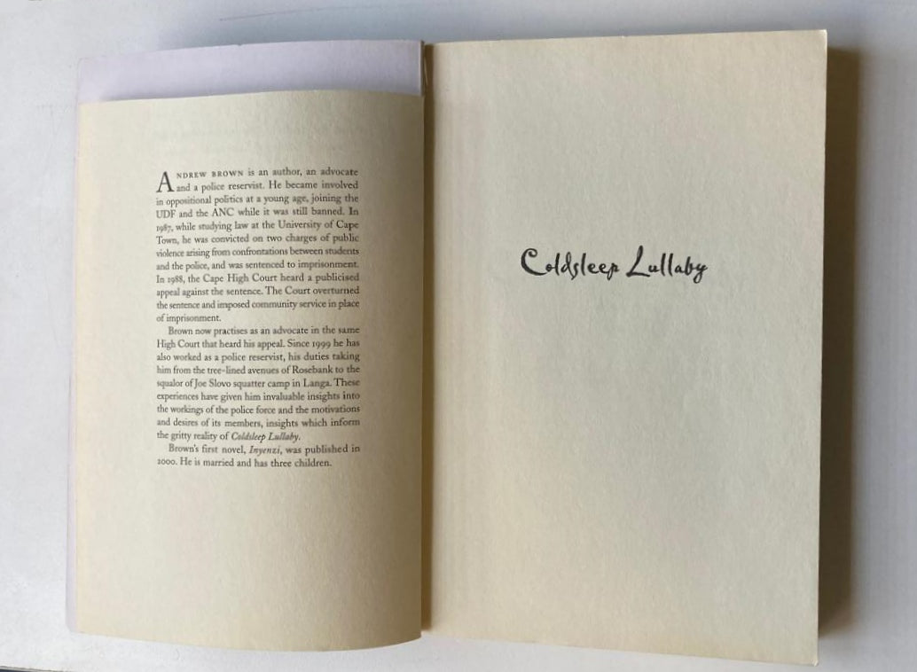 Coldsleep lullaby - Andrew Brown