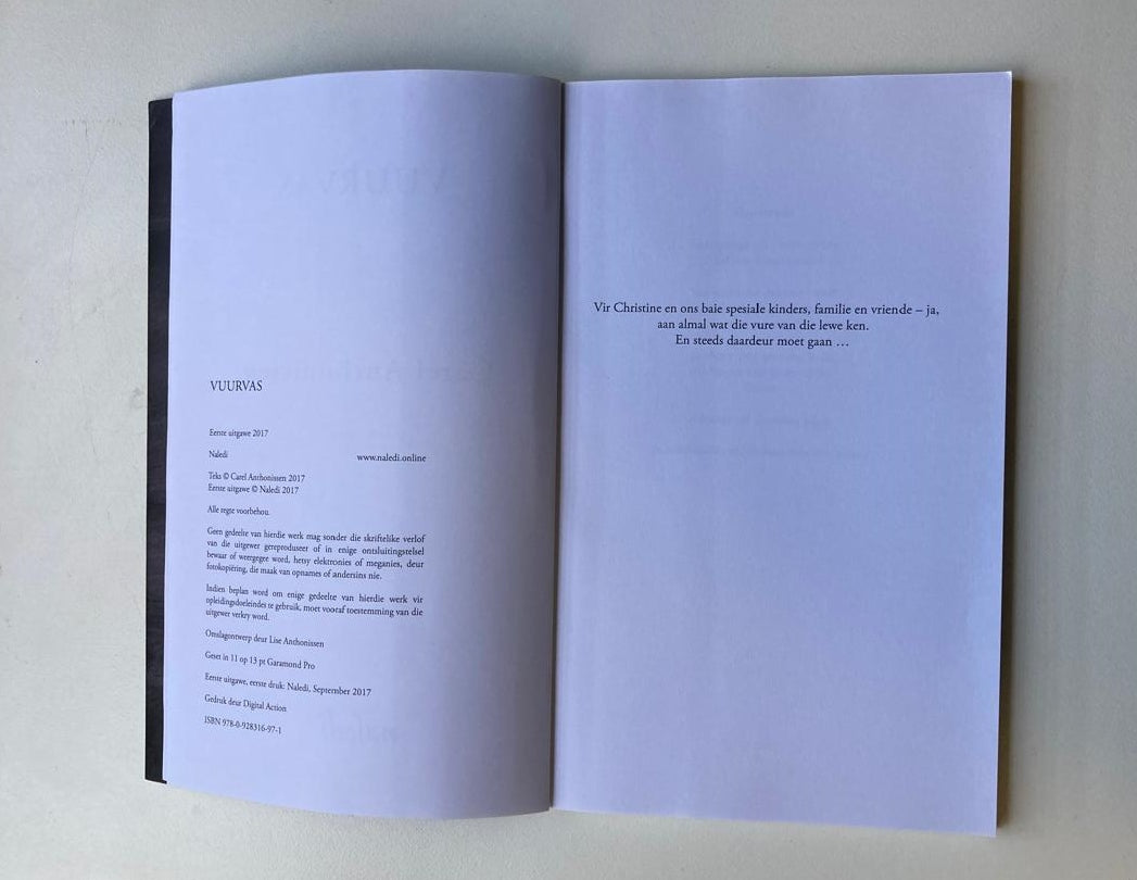 Vuurvas - Carel Anthonissen (First edition)