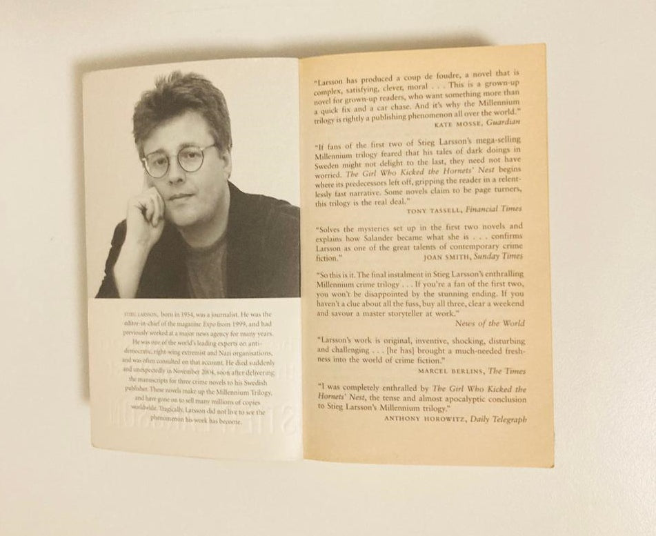The girl who kicked the hornets' nest - Stieg Larsson (Millennium series #3)