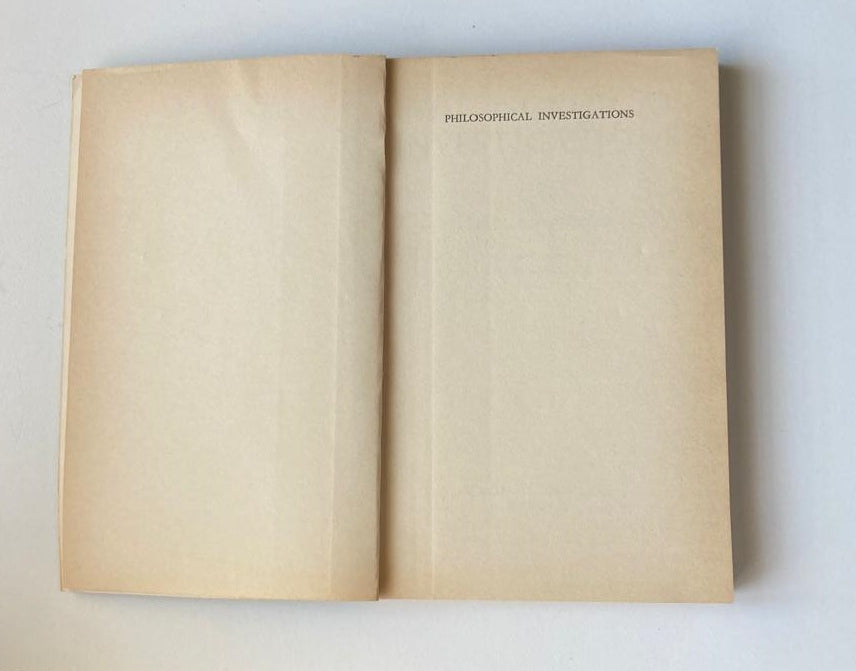 Philosophical investigations - Ludwig Wittgenstein
