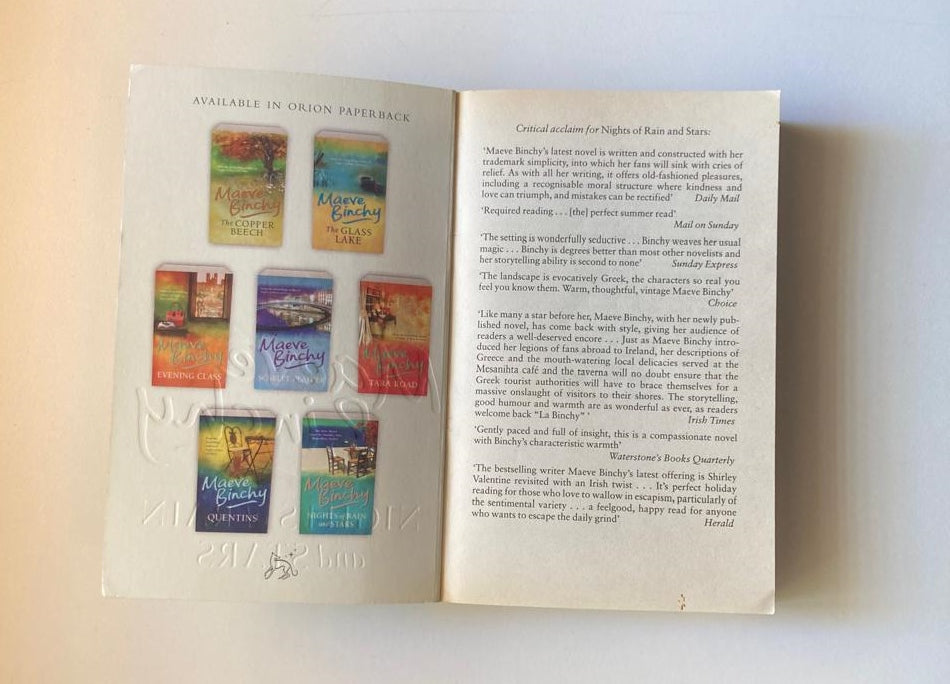 Nights of rain and stars - Maeve Binchy