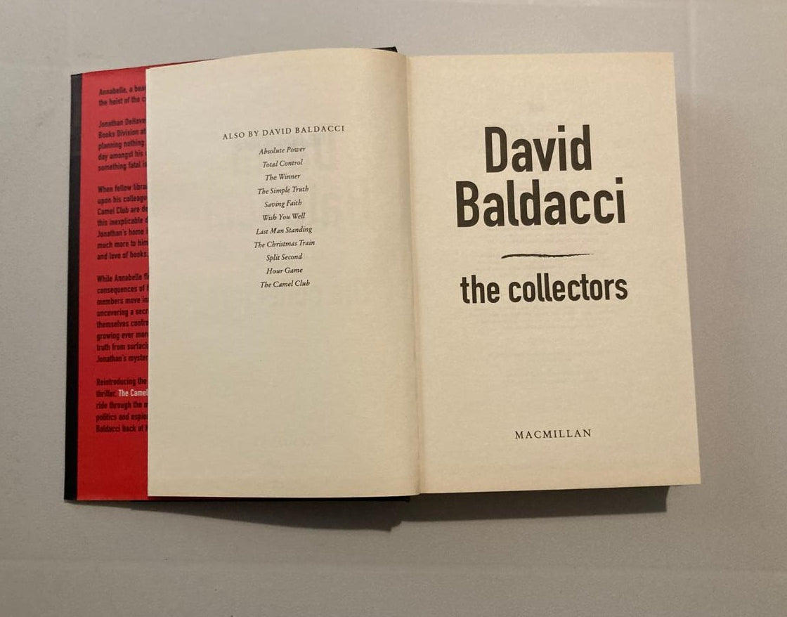 The collectors - David Baldacci (The Camel Club #2)